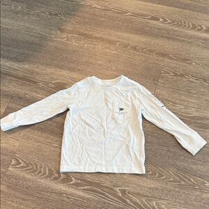Vineyard Vines White Long Sleeve Shirt with Pocket